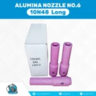 Long Alumina Nozzle / Keramik Argon Panjang no.6 untuk WP-17 / 26/ 18 1