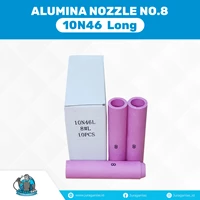 Long Alumina Nozzle / Keramik Argon Panjang no.8 untuk WP-17 / 26/ 18