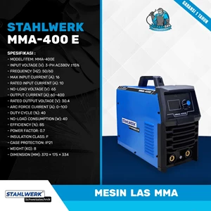 STAHLWERK MMA - 400E MESIN LAS MMA DC