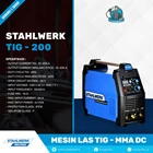 Mesin Las Tig-200A DC TIG + MMA Stahlwerk 1