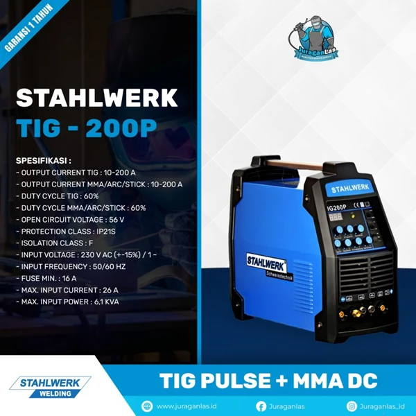 TIG-200P Stahlwerk DC Tig Pulse Welding Machine 