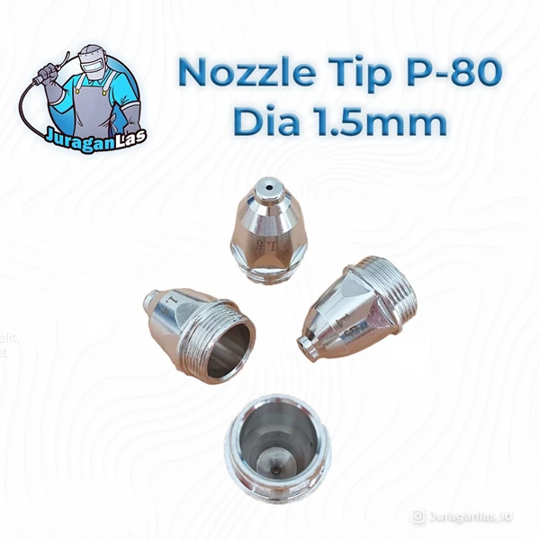Nozzle Tip Plasma tipe P-80 diameter 1.5mm