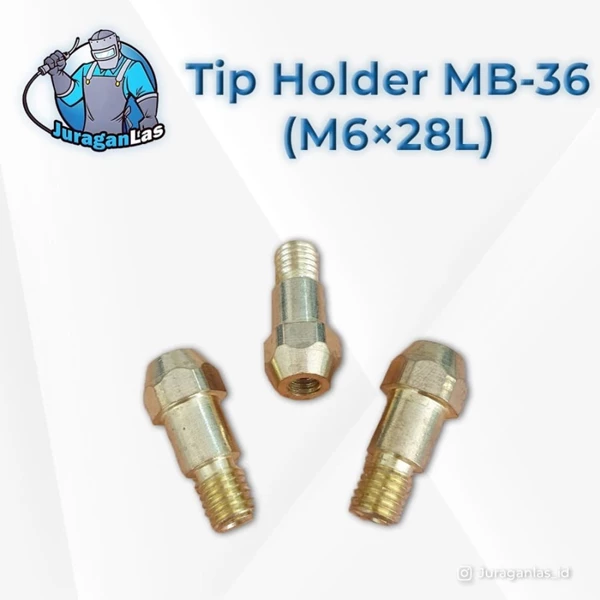 Tip Holder / Body untuk Mig Torch tipe MB-36 Drat M6x28L