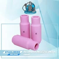 Alumina Nozzle / Keramik Argon no.6 untuk WP-17 / 26/ 18