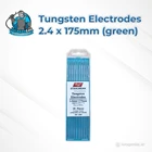 Tungsten Electrodes / Jarum Las Argon diameter 2.4mm x 175mm Pure / Green 1