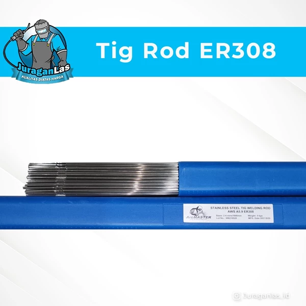 Kawat Las Argon/Tig Rod/ Filler Stainless ER308 diameter 2.4mm