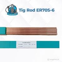 Kawat Las Argon/Tig Rod/ Filler Besi ER70S-6 diameter 2.4mm