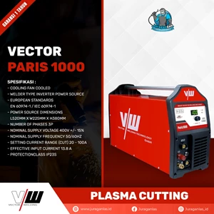 Mesin Plasma Cutting 100A VW Red Paris 1000