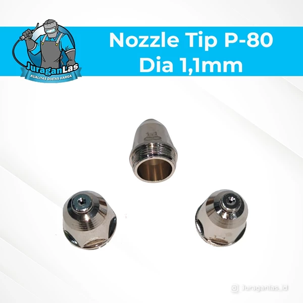 Nozzle Tip / Mata Plasma tipe P-80 diameter 1.1mm