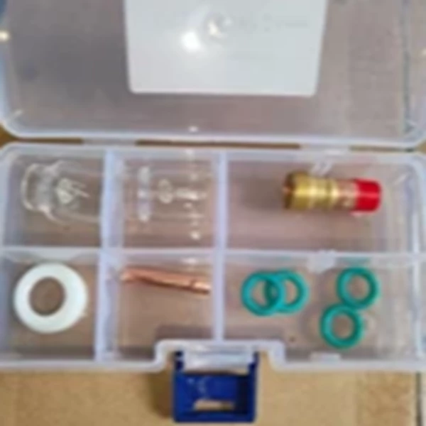 Pyrex Glass Cup Kit Gas Lens Collet Body Set dia. 2.4mm WP-17/26/18